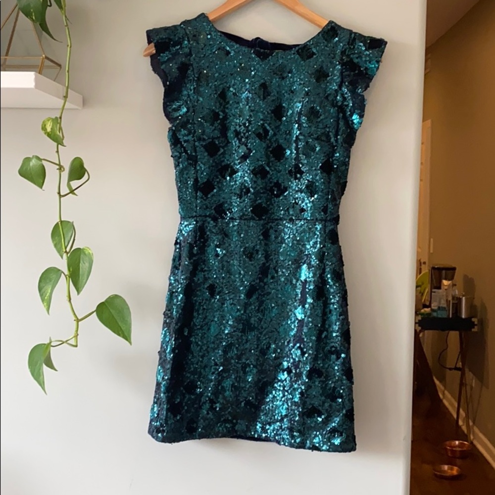 Zara sequenced dress